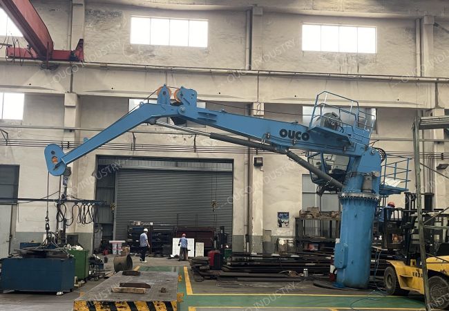 RMRS sertifikatlari bilan 3T10M knuckle bom kran